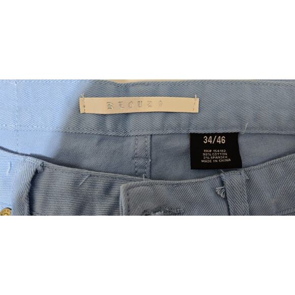 Kloud9 super stacked Jeans size 34''/46" Length color light blue Long. - Picture 5 of 11